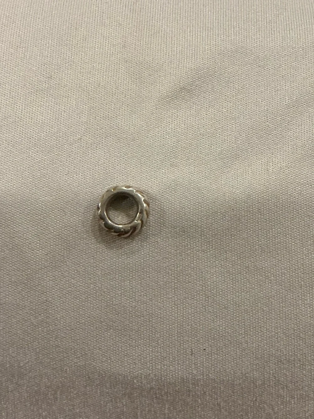 Pandora Silver Twisted Donut Charm